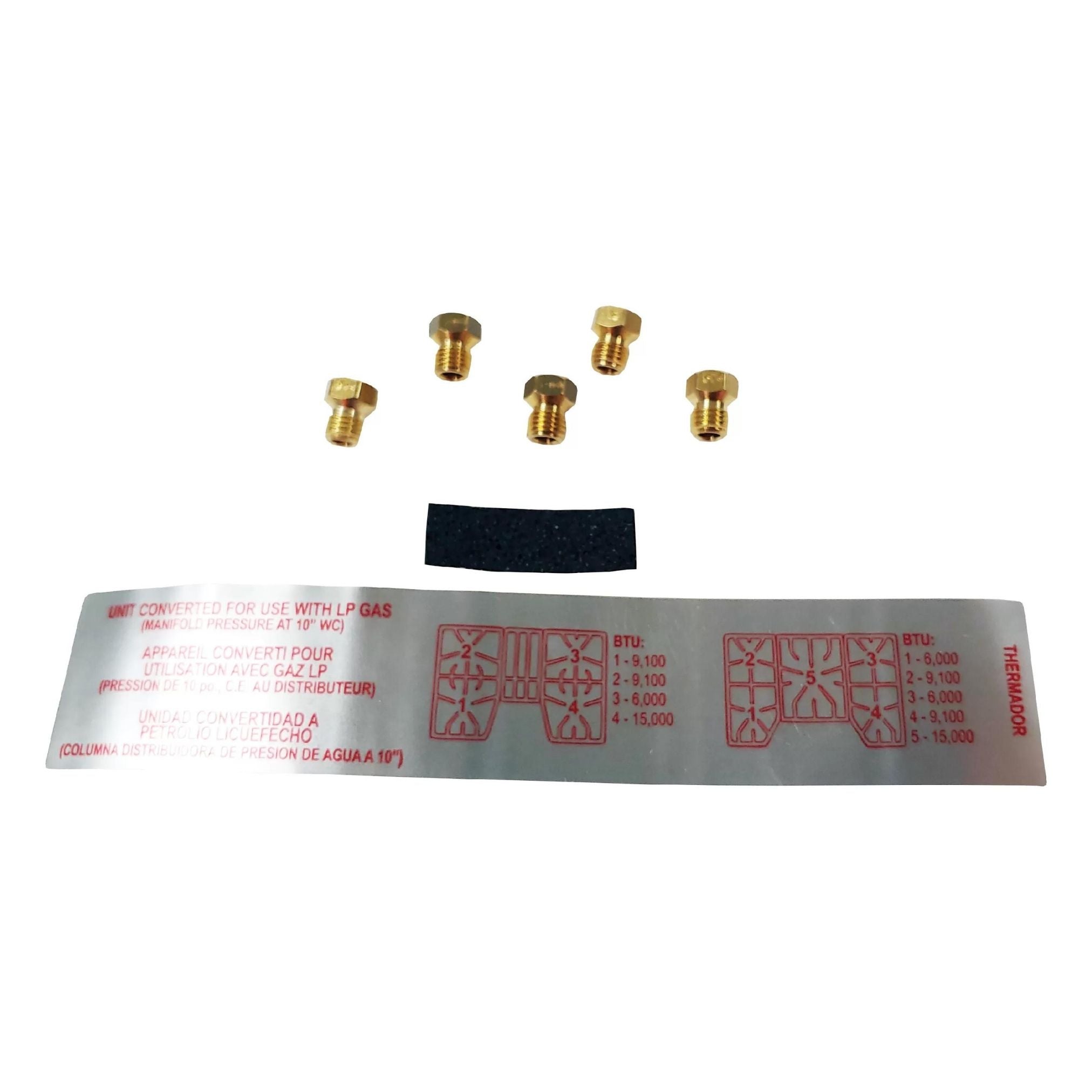 Thermador SGSXP365TS Gas Cooktop LP Conversion Kit