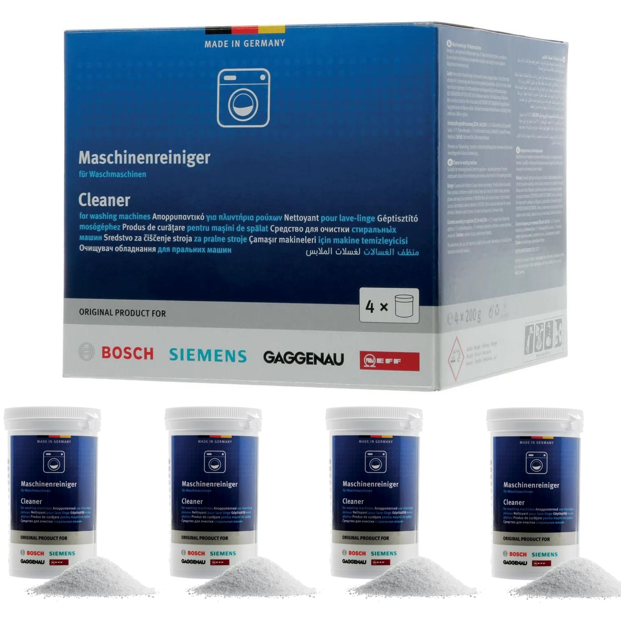 Thermador Washer Cleaner - Value Pack of 4 for Economical Cleaning