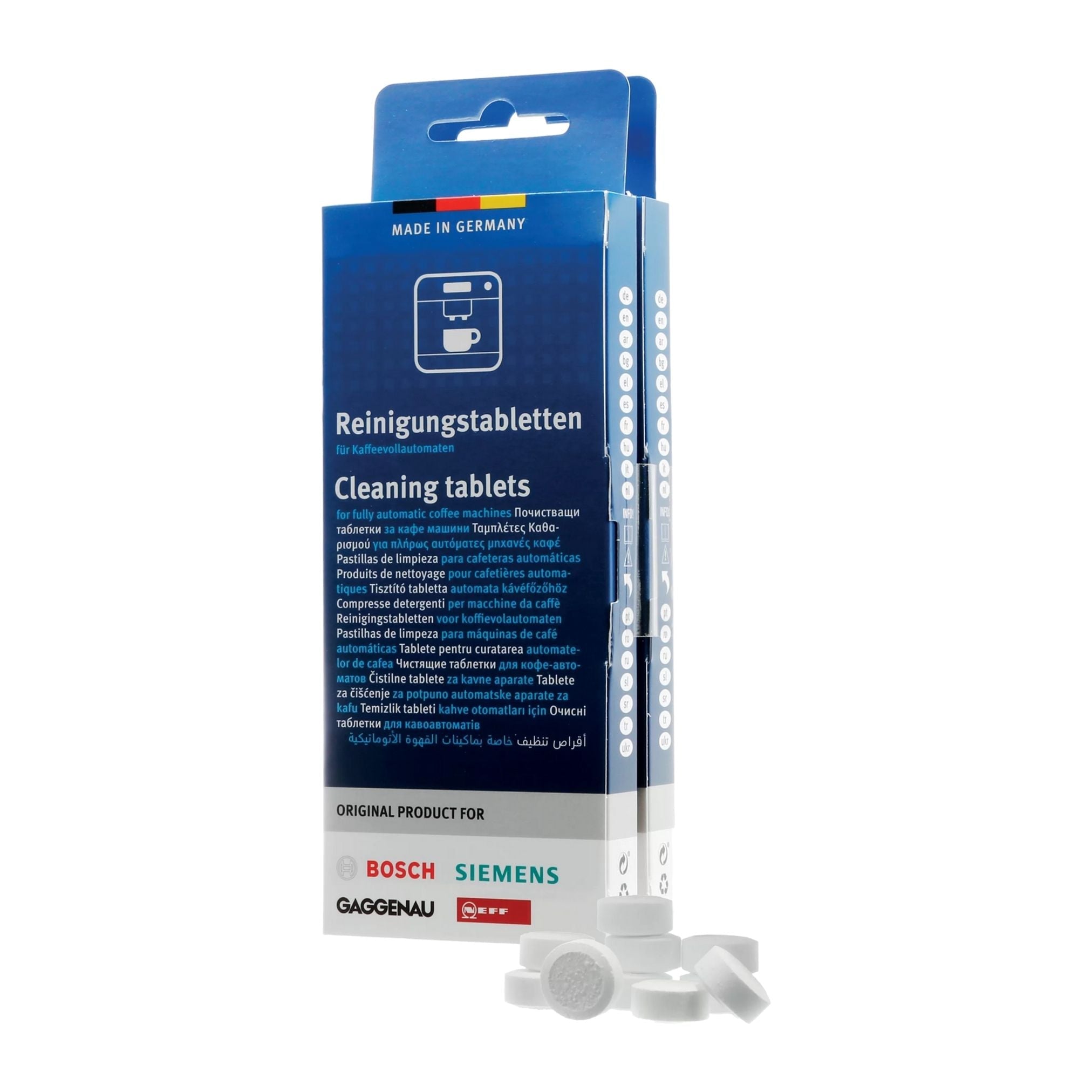 Bosch CTL636ES6 Built in Coffee Machine Cleaning Tablets - 2 PACK