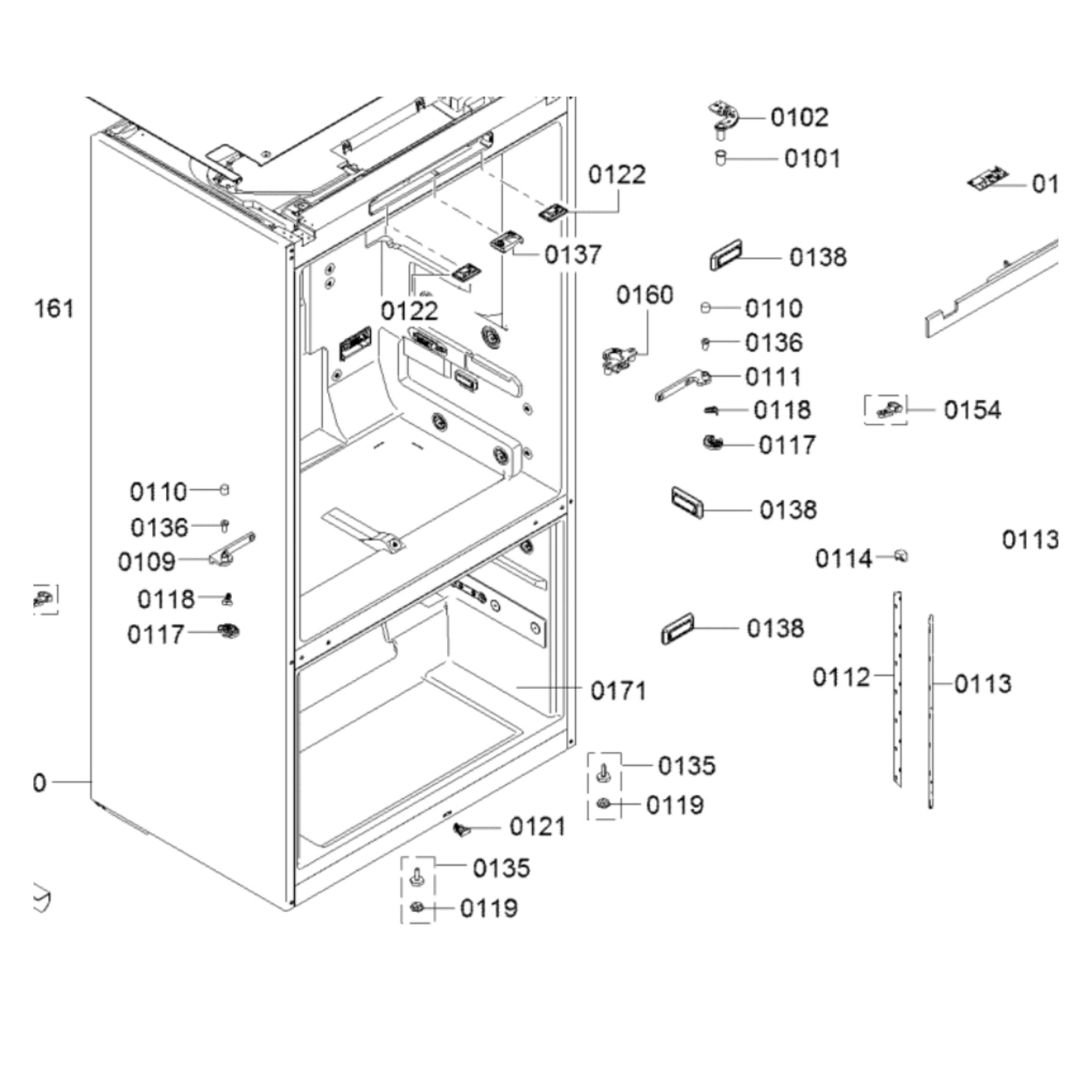 Thermador T36FT820NS Refrigerator Chamber Temperature Sensor
