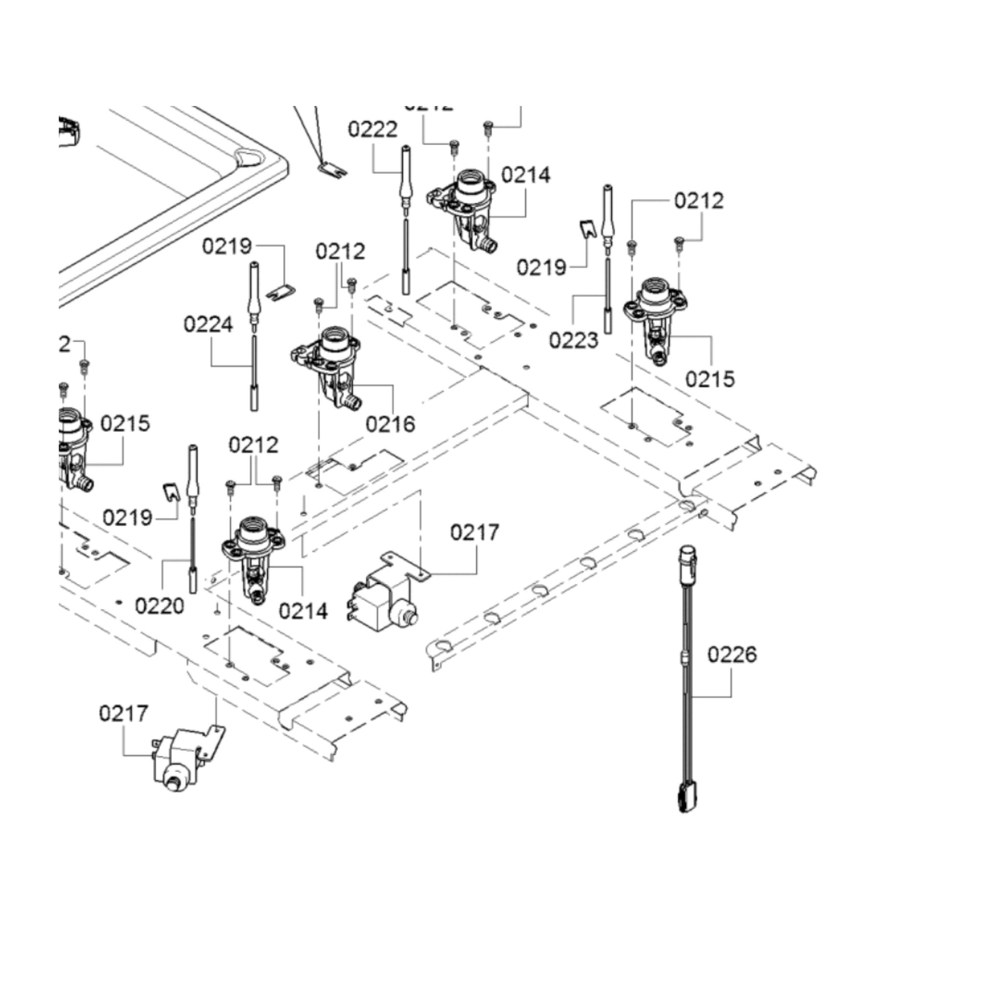 Thermador SGSXP305TS Gas Cooktop Burner Solenoid Valve