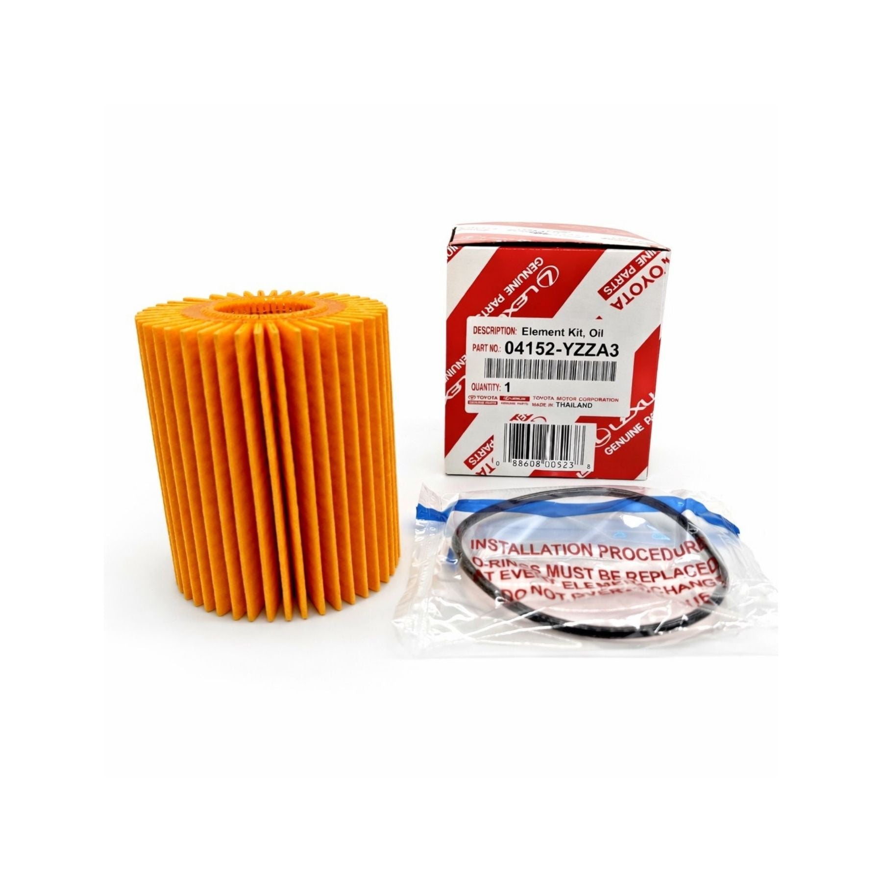 Lexus GS350 2007-2020 Oil Filter Element and Gasket