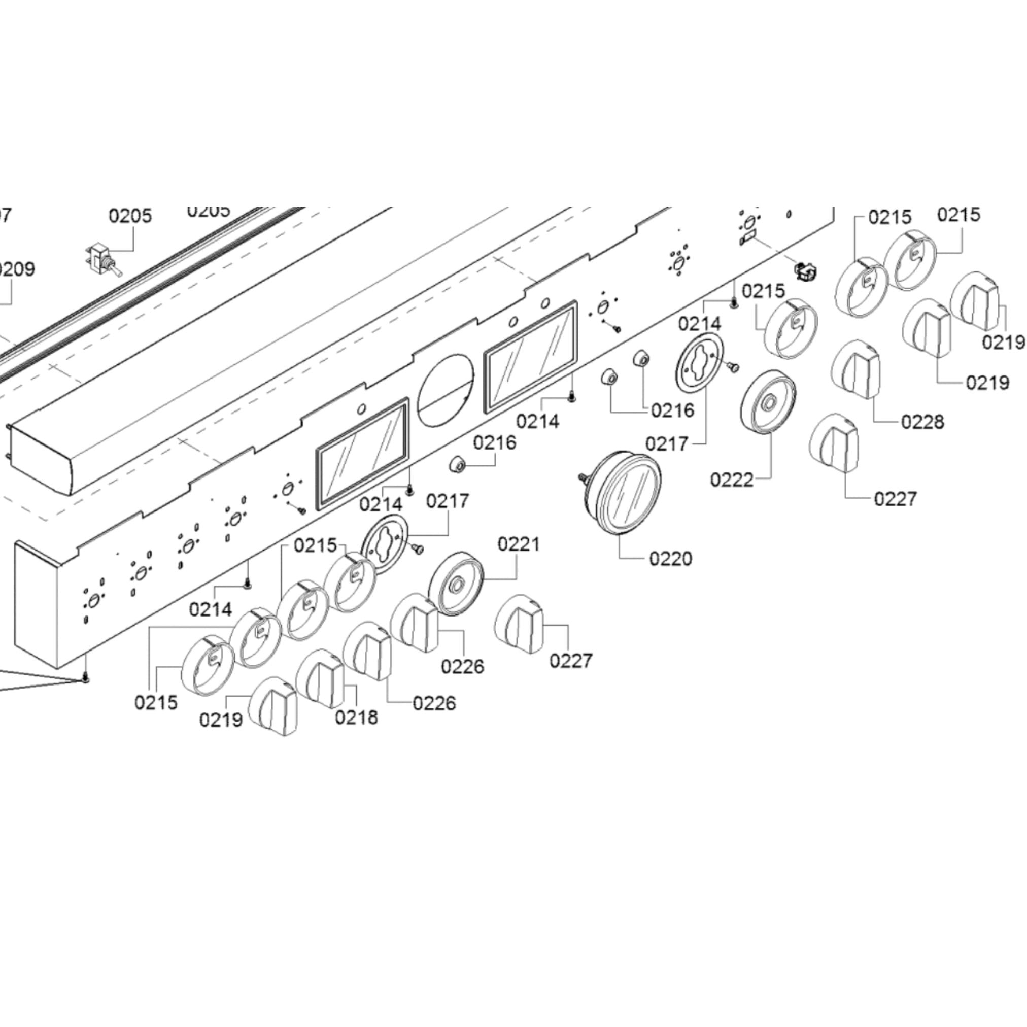 Thermador PRG486WDG Gas Rangetops Cooktop Burner Knob