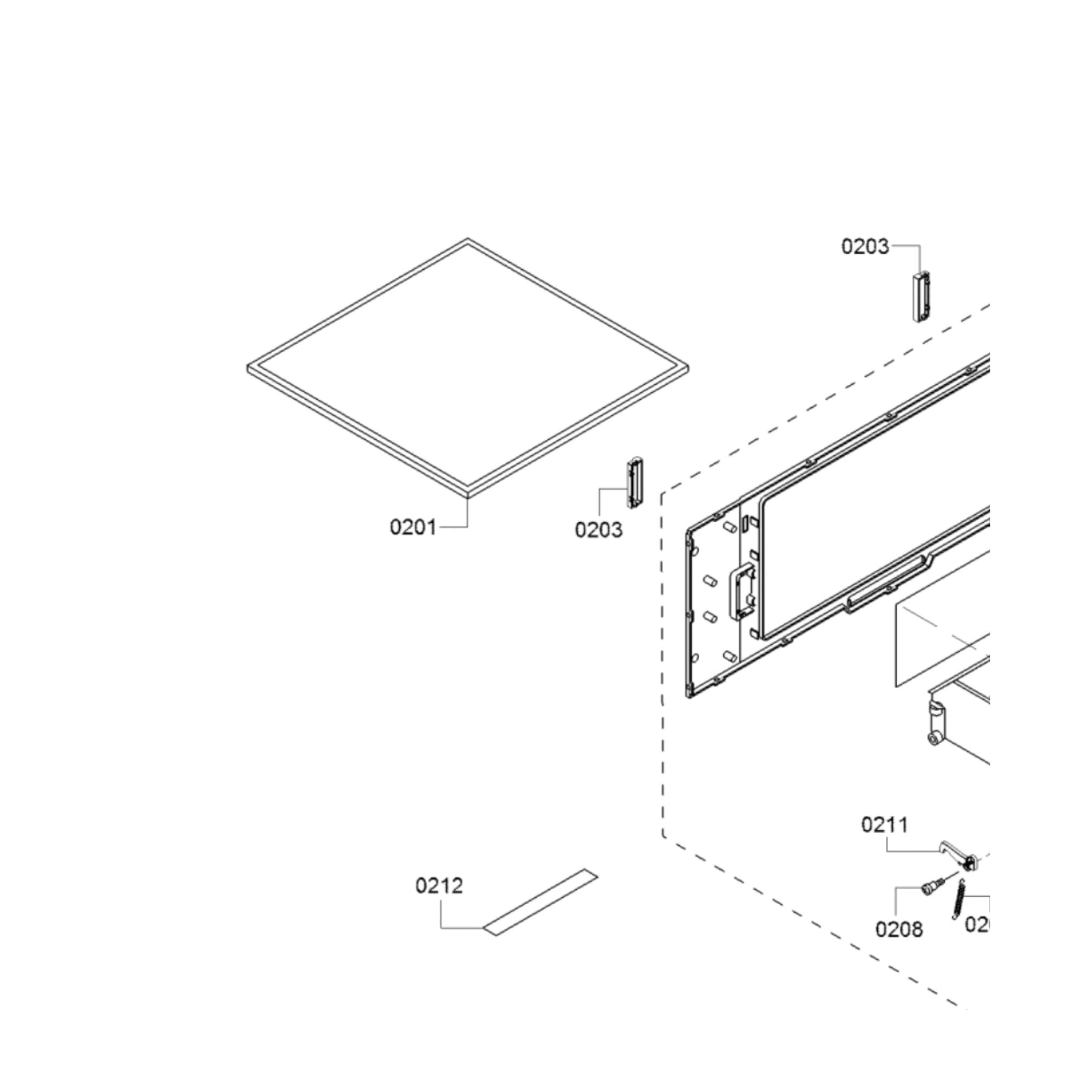 Thermador MD24WS MicroDrawer® Microwave Glass Tray