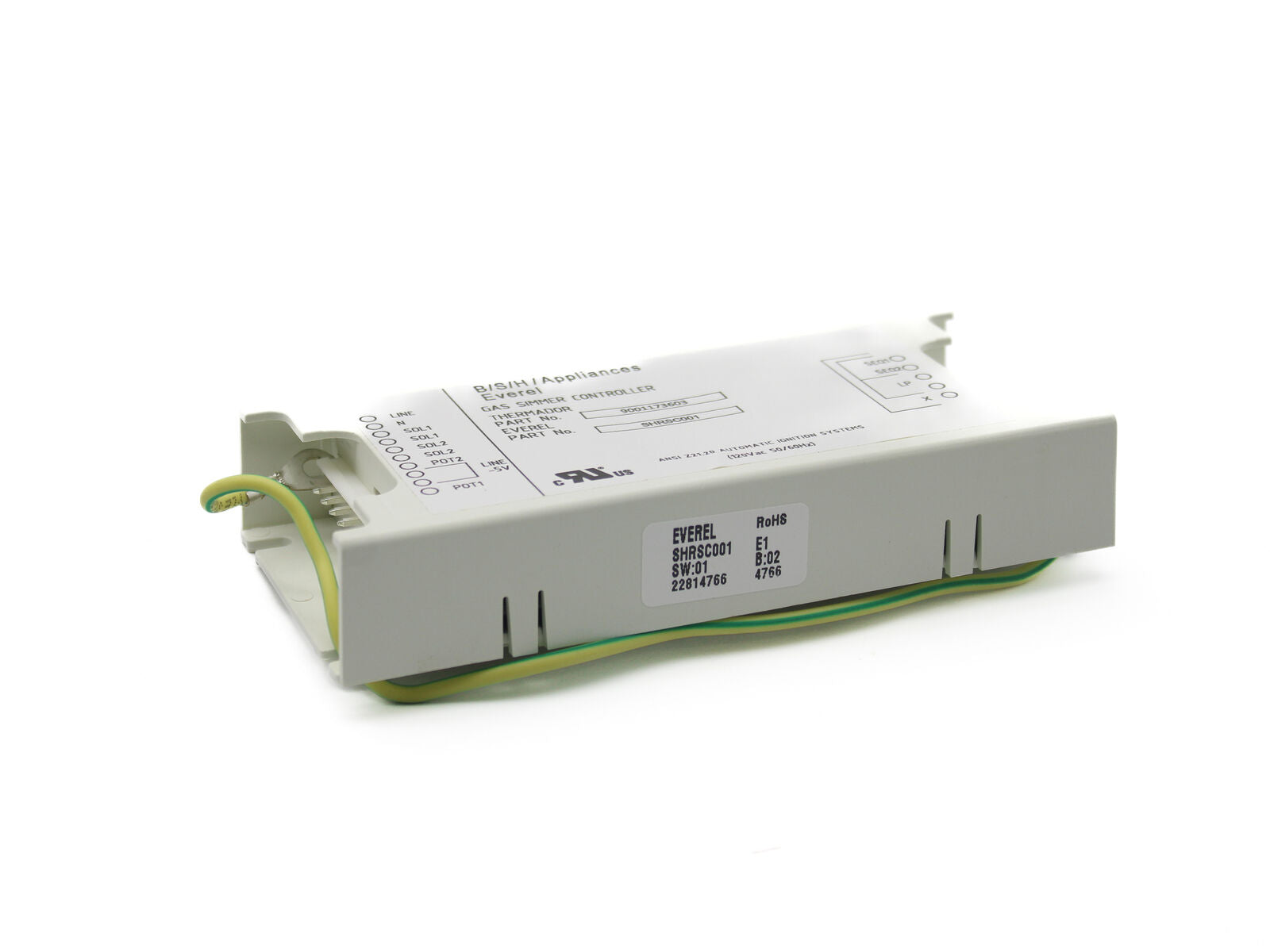 Thermador SGSX365TS Gas Cooktop Control unit 5 point simmer