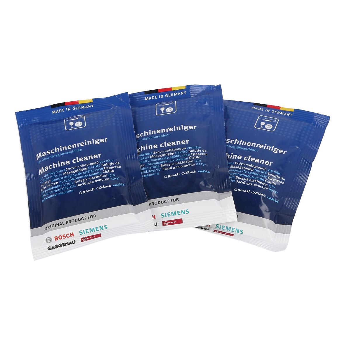 Bosch SHS43CF5N Dishwasher Cleaner - 3 PACK