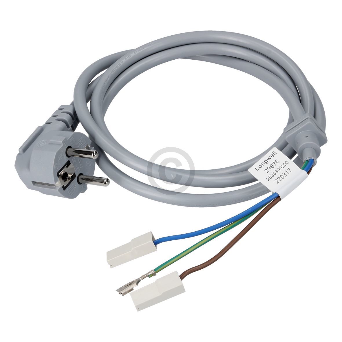 Beko WUE6511XWW Washing Machine Power Cord Cable