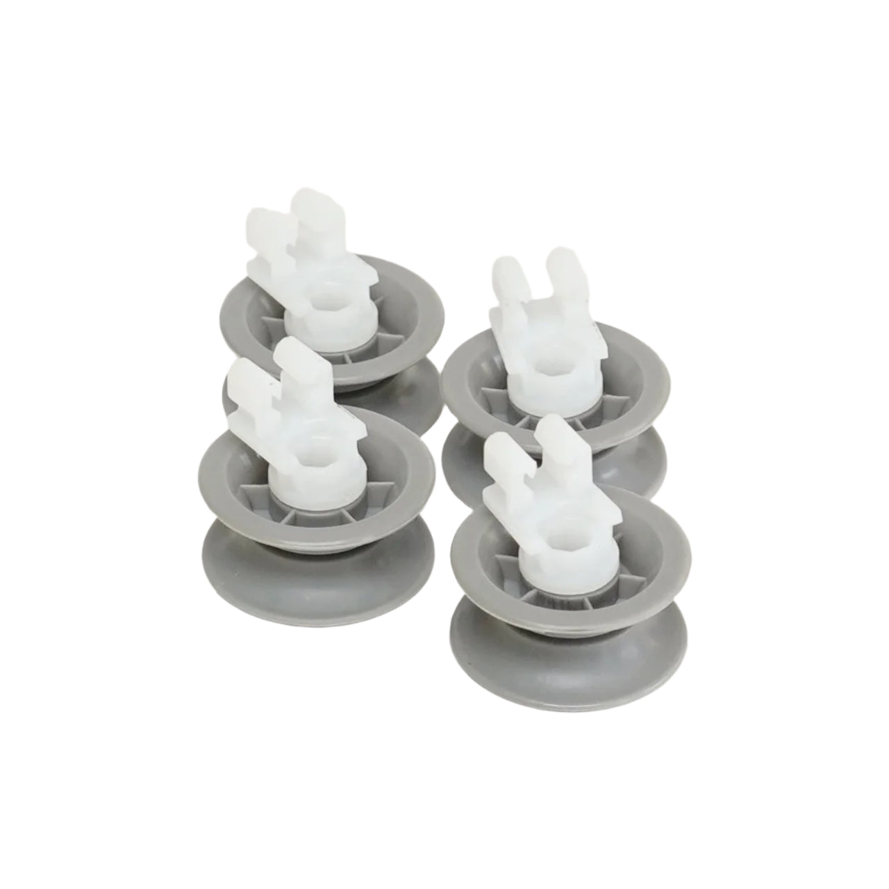 Bosch Dishwasher Upper Rack Roller with Axle - 4 PACK