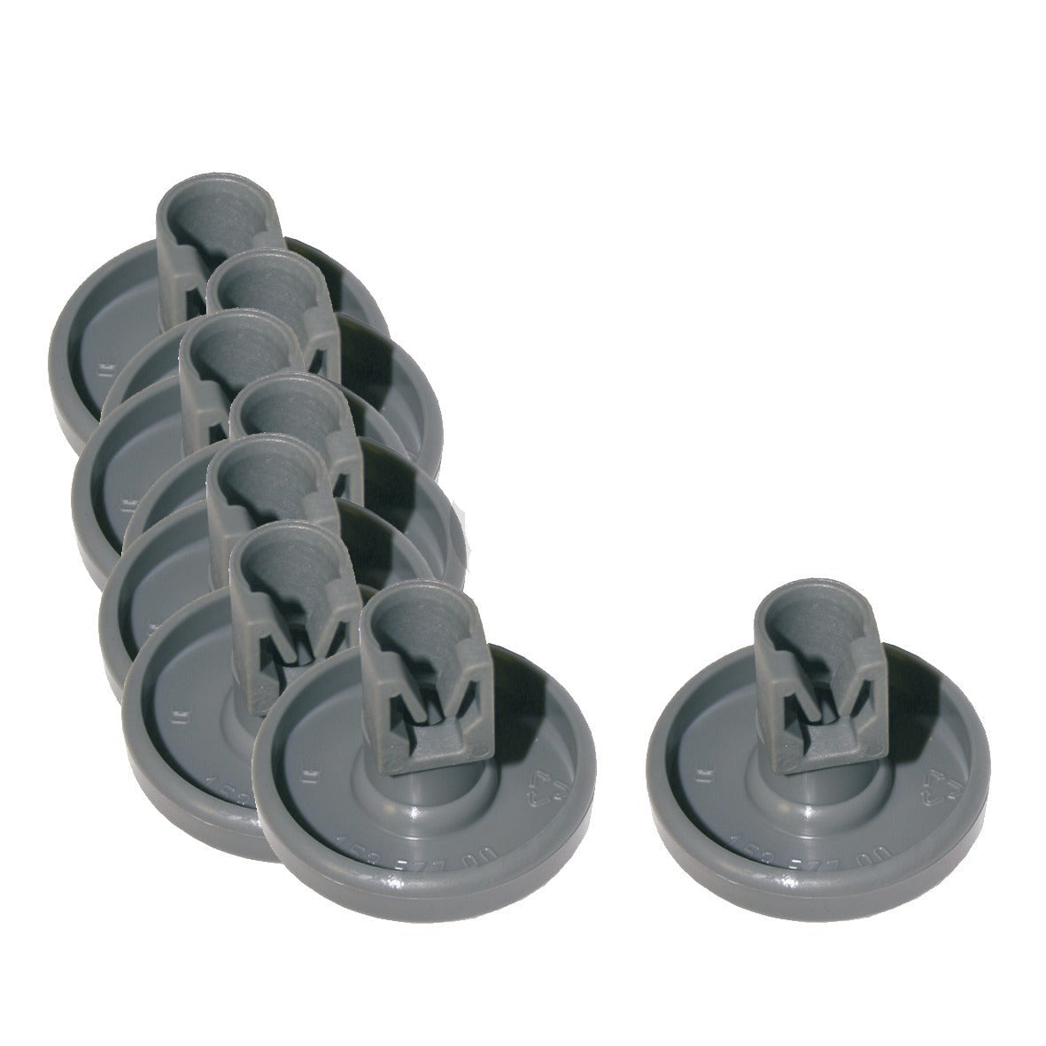 Electrolux ESL44500R Dishwasher Lower Basket Wheels - 8 Pack