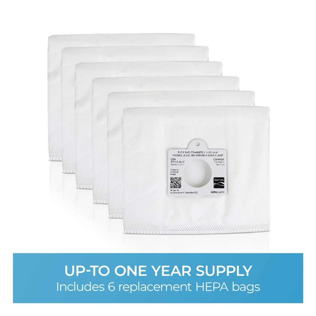 Kenmore BC3005 Q HEPA Canister Vacuum Bags - 6 PACK