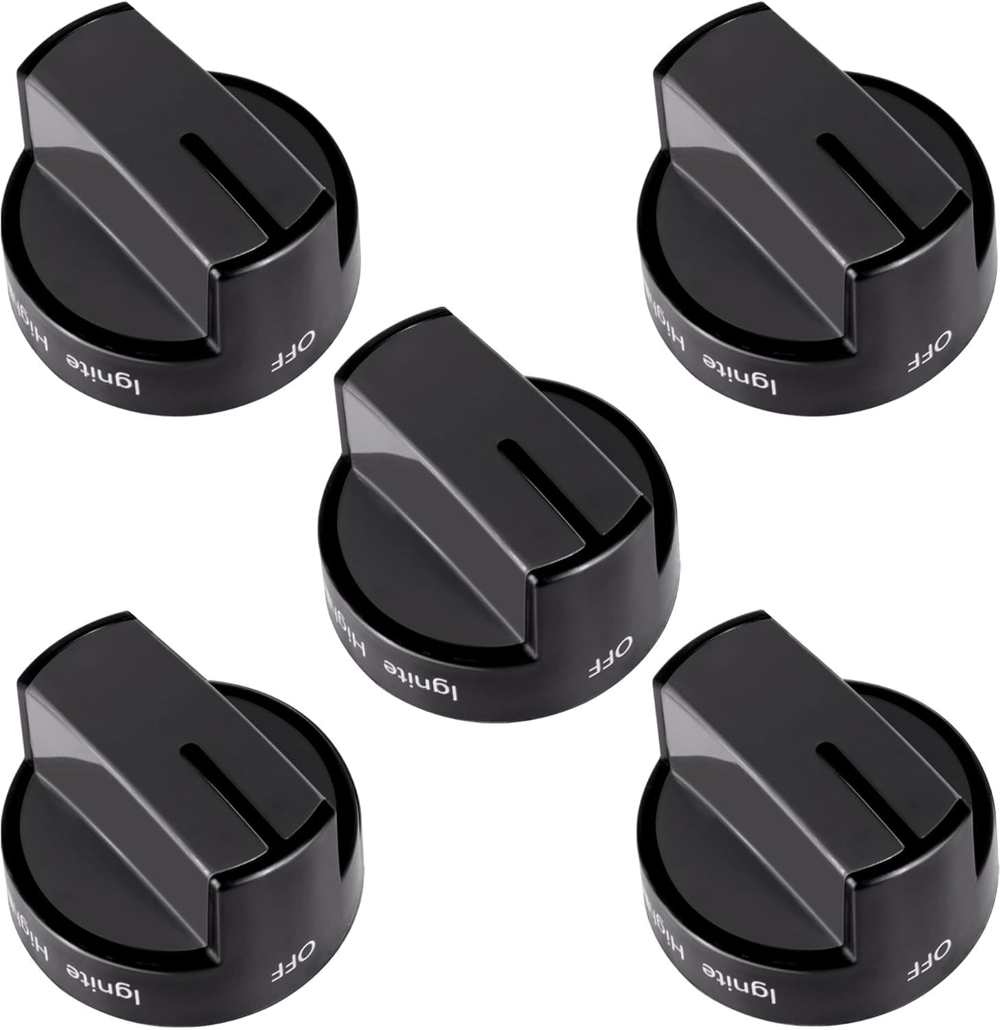 Whirlpool WFG320M0BS0 Range Oven Control Knob - 5 PACK SET