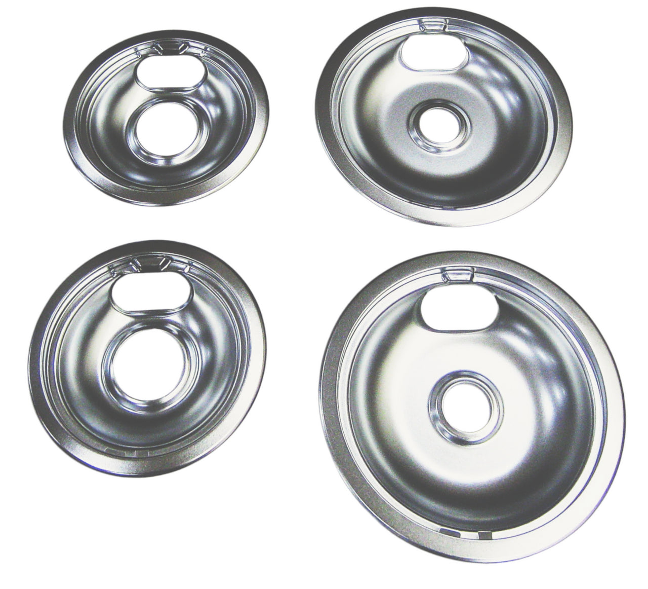 Whirlpool WCC31430AW0 Cooktop Stove Top Drip Pan SET