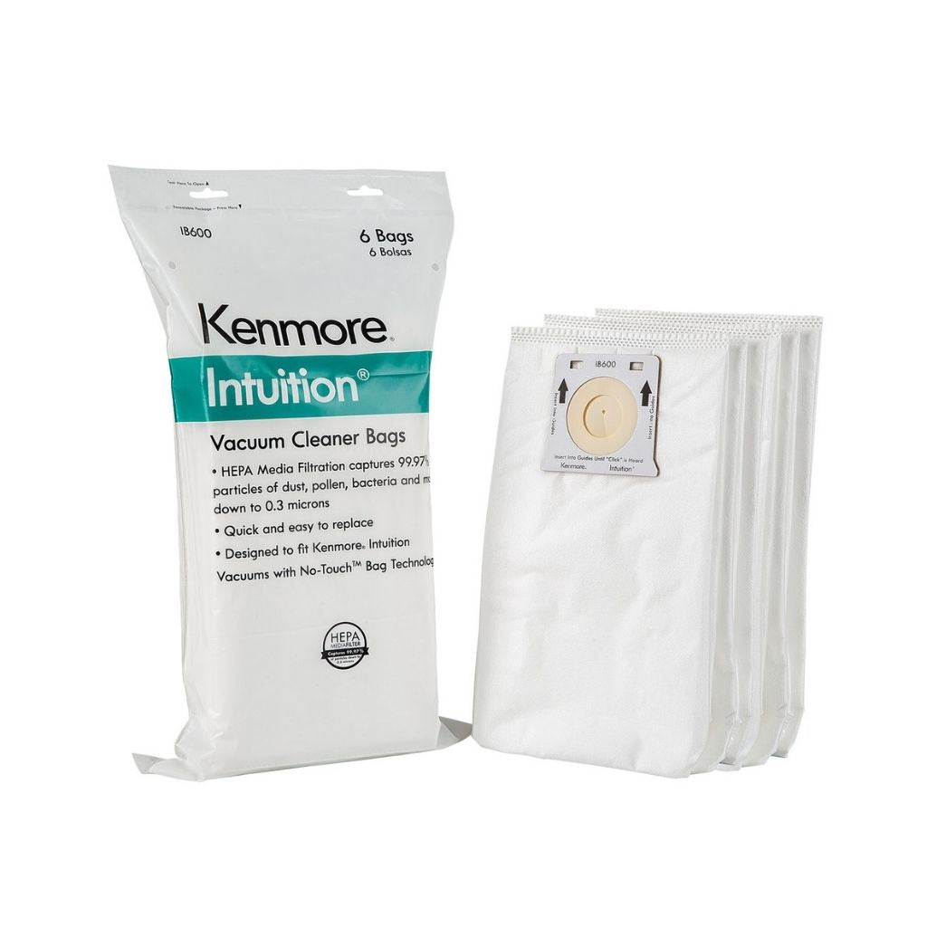 Kenmore BU3040 Intuition Upright Vacuum Bags - 6 PACK