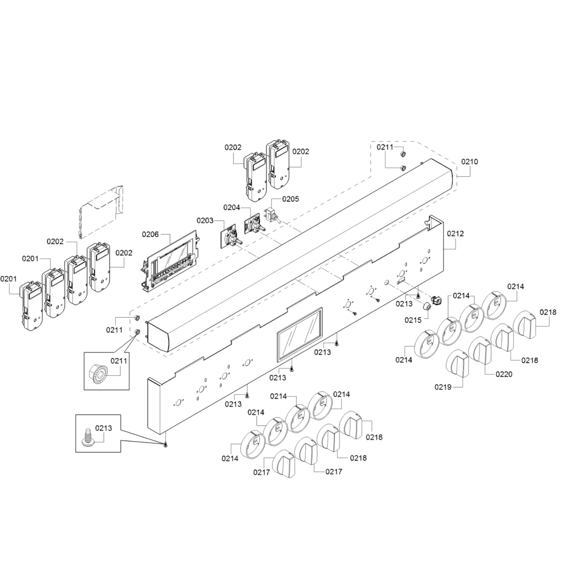Thermador PRG366WH Professional Range Module Relay - Part No 201