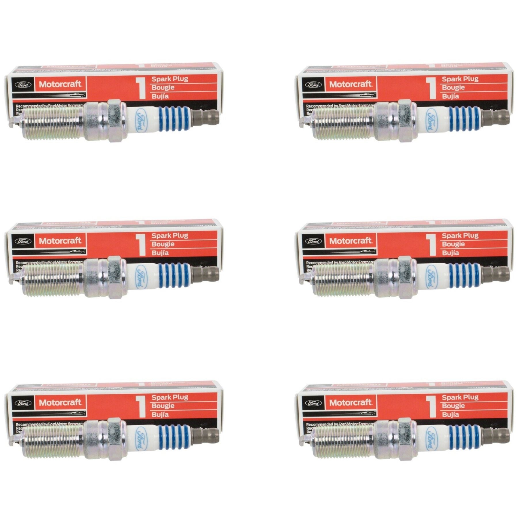 Ford F-150 2015-2025 2.7 Gas 3.5 Gas Iridium Spark Plug - 6 PACK