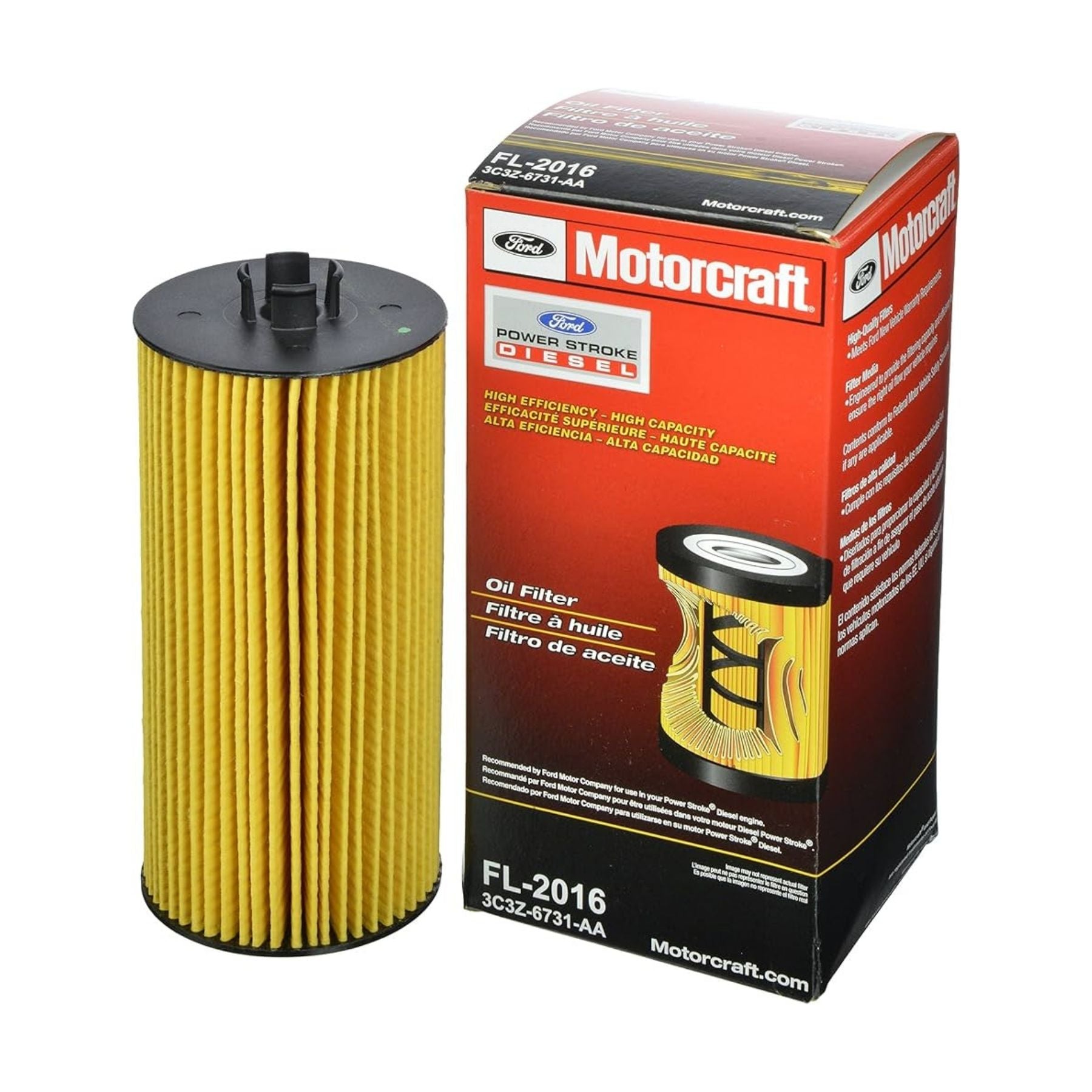 Ford F-350 Super Duty 2003-2010 6.0 & 6.4 Diesel Motorcraft Oil Filter