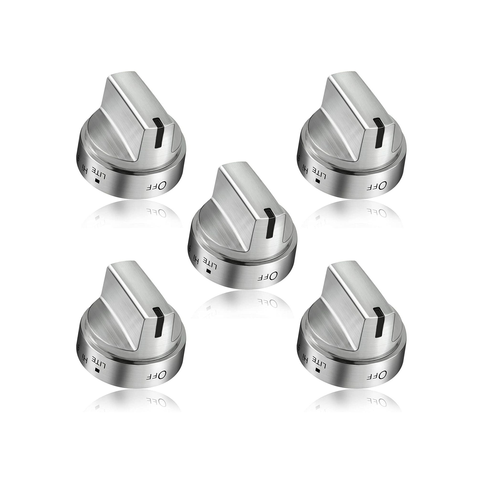 GE JGBS86SPSS Range Stove Oven Control Knob - 5 PCS Set
