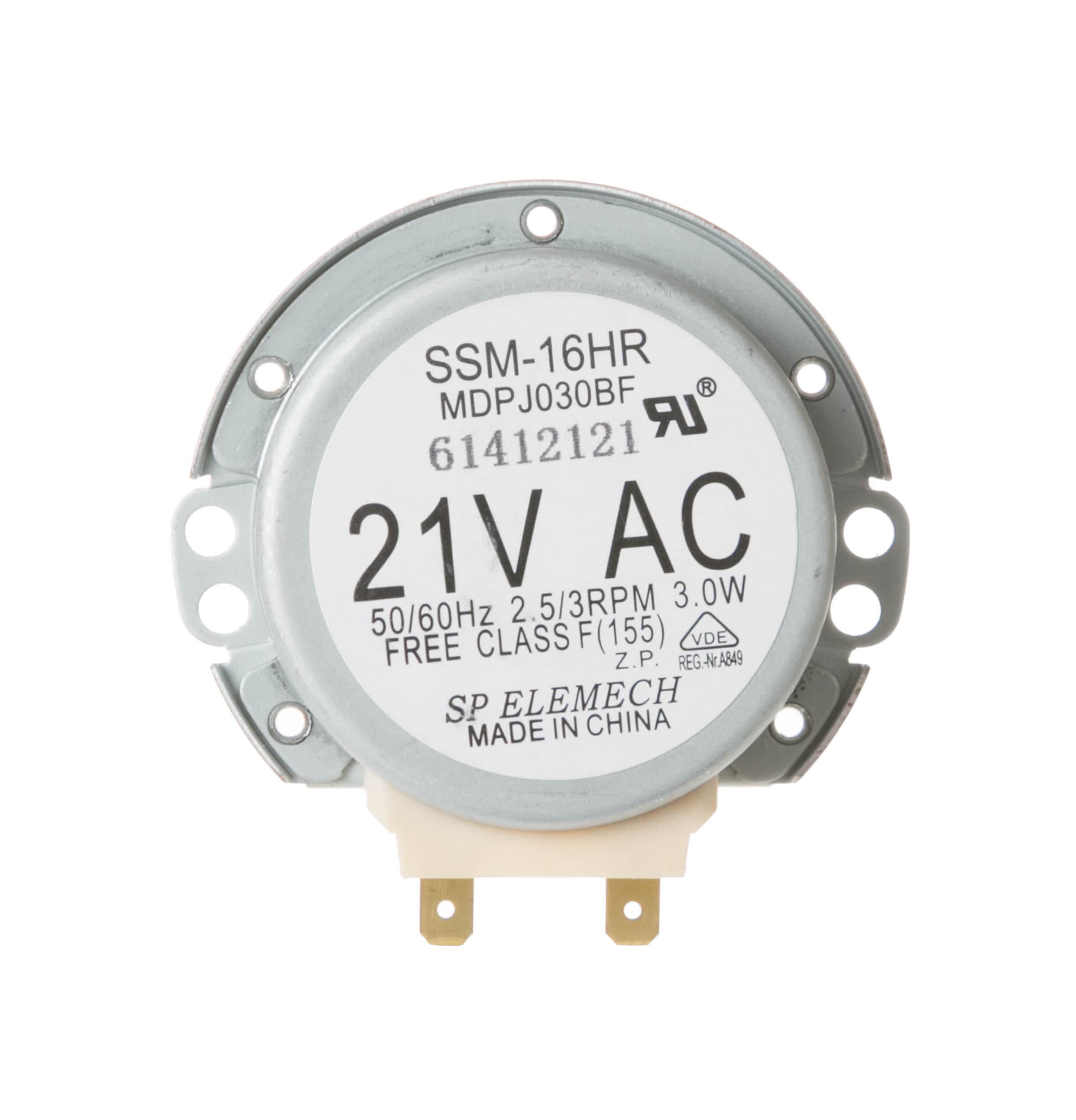 GE JVM7195SK1SS Microwave Turntable Motor