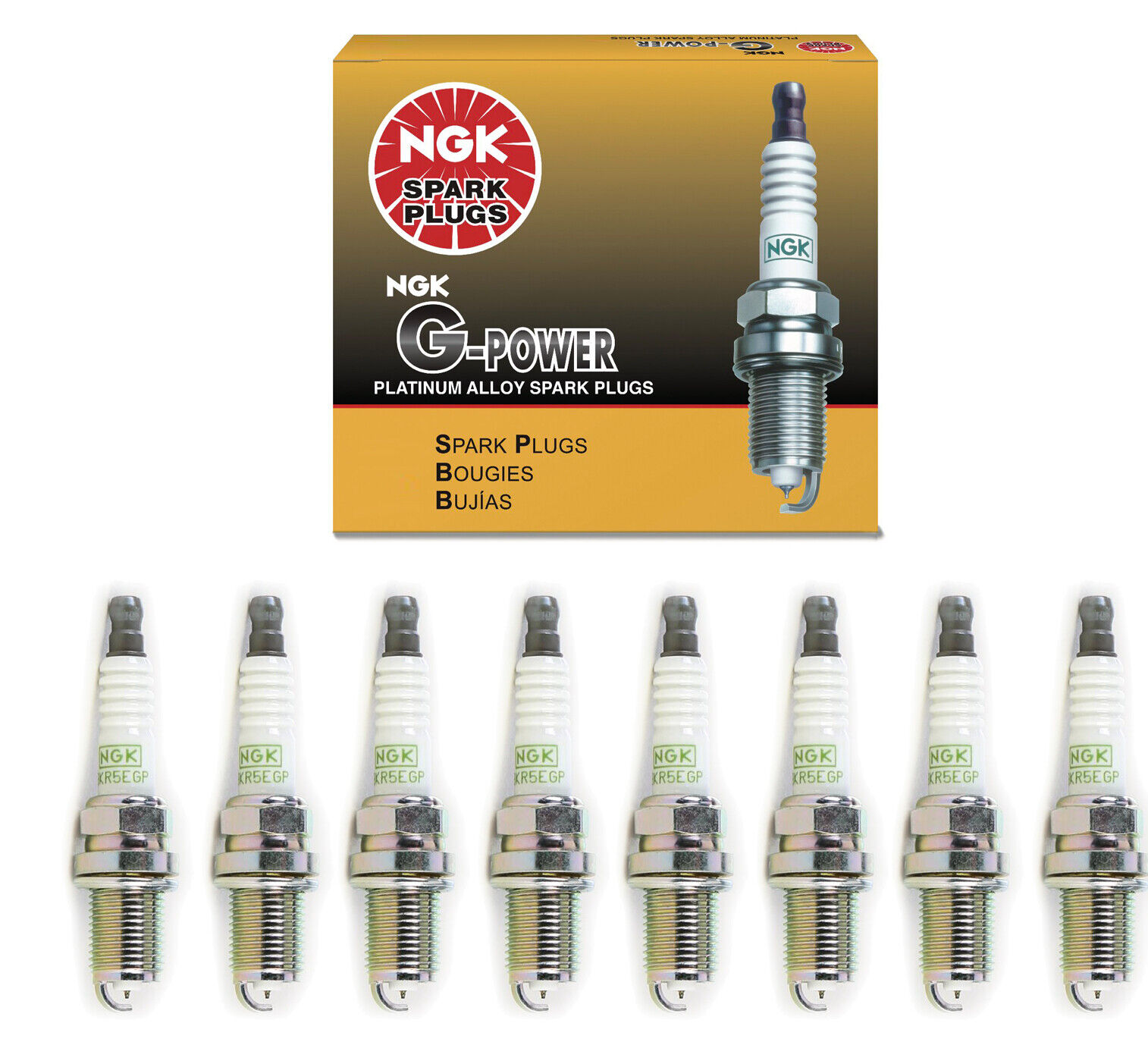 Chevrolet 2016 Silverado 2500 HD 6.0L Platinum Spark Plugs - 8 PACK