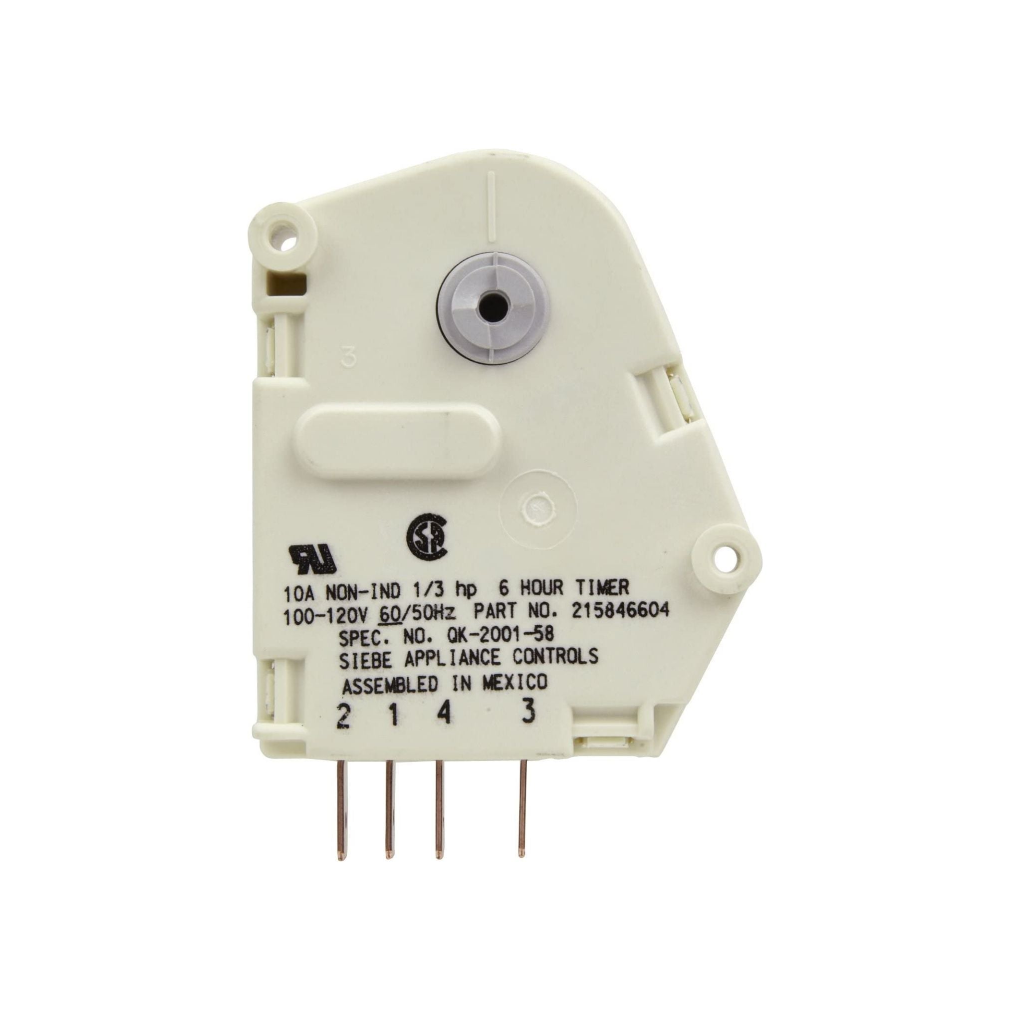 Frigidaire FFTR1814LW Refrigerator Freezer Defrost Timer