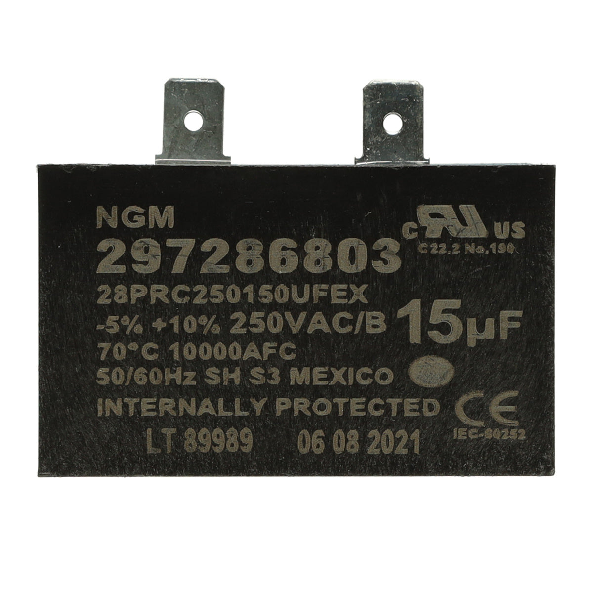 Frigidaire FFHS2611LBC Refrigerator Run Capacitor