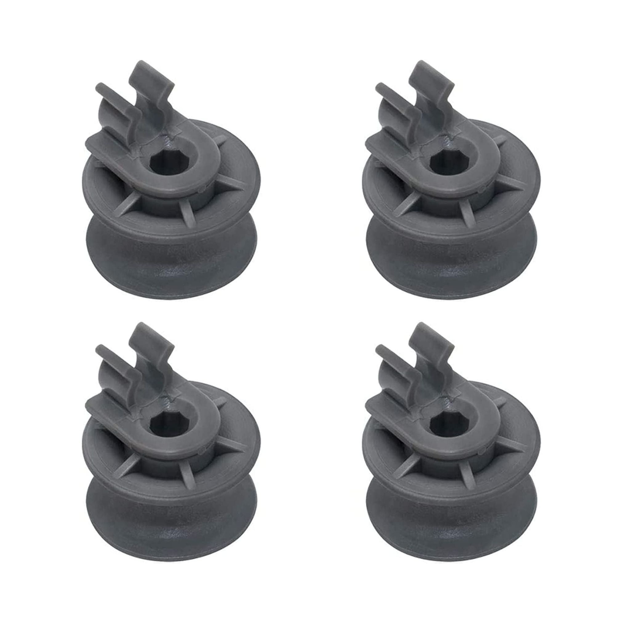 LG LDF8072ST Dishwasher Upper Dishrack Roller & Axle - 4 Pack