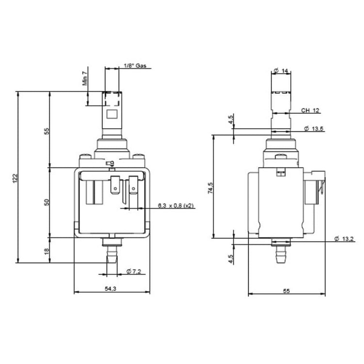 saeco intelia water pump