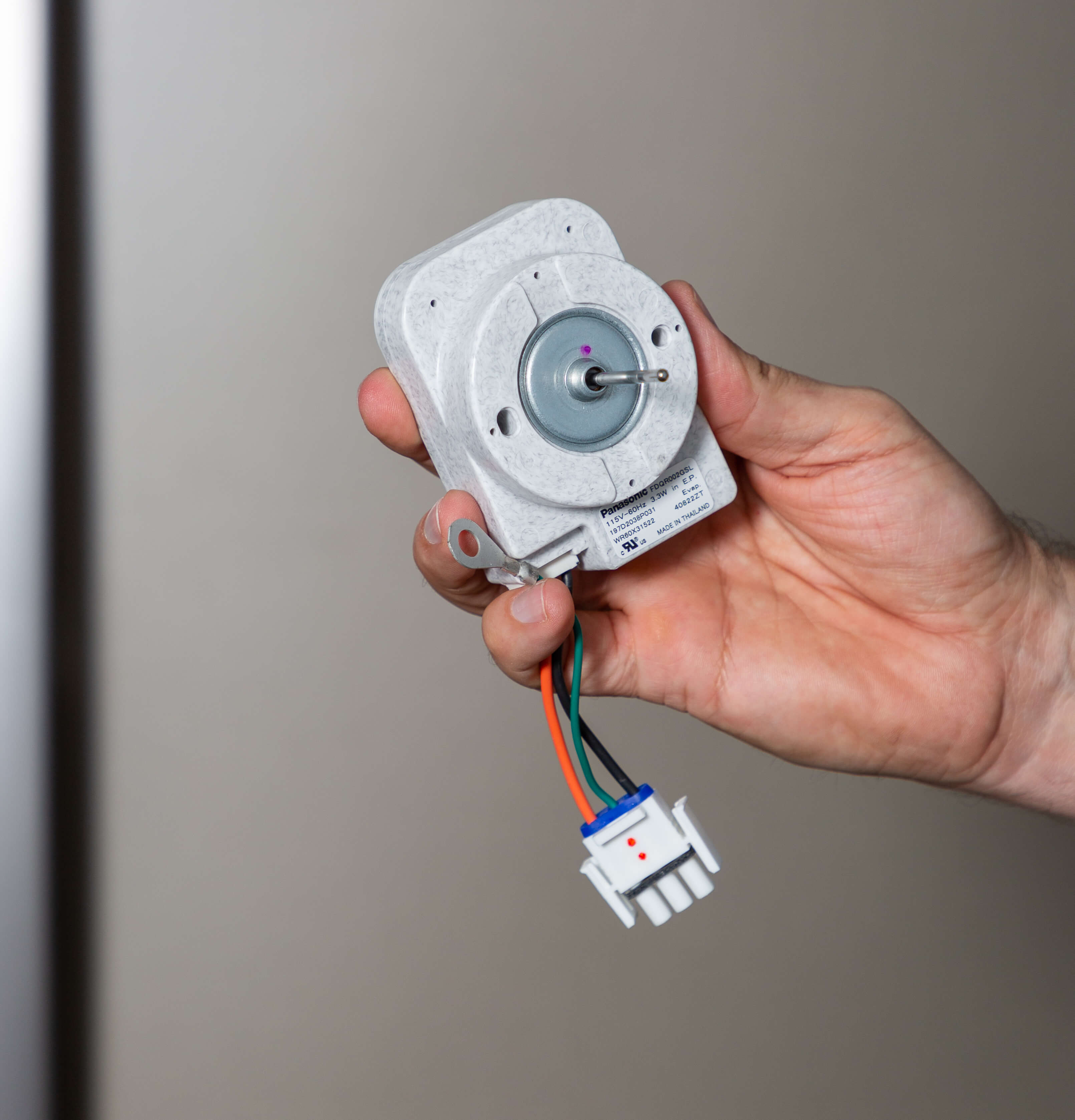 GE GTZ18GBEHRSS Refrigerator Evaporator Fan Motor