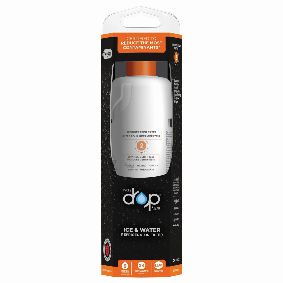 Compatible Water Filter For CDA PC70BL Fridge Freezer – Replaces 502417010003, C00300448, RWF4300A