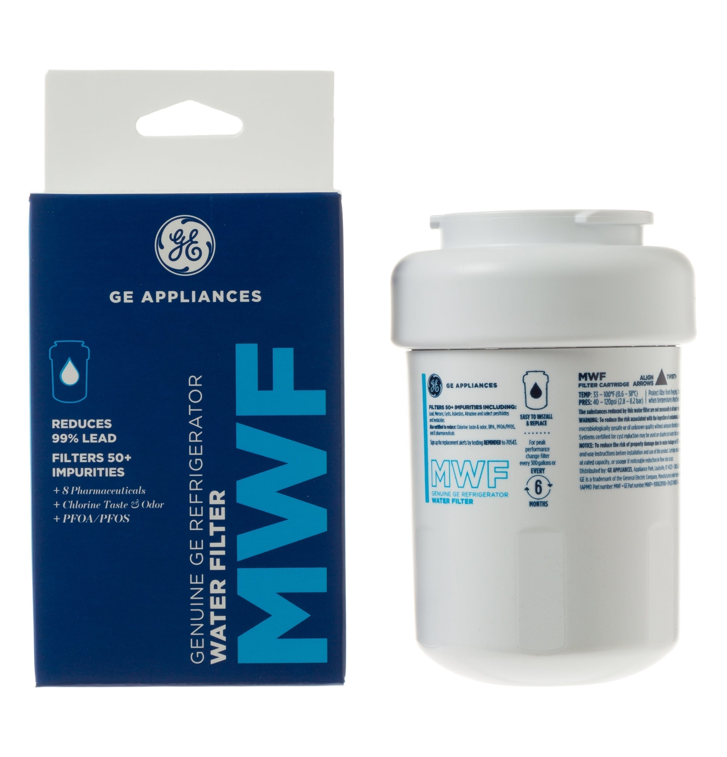 GE PFSS2MJYISS Refrigerator Ice and Water Filter