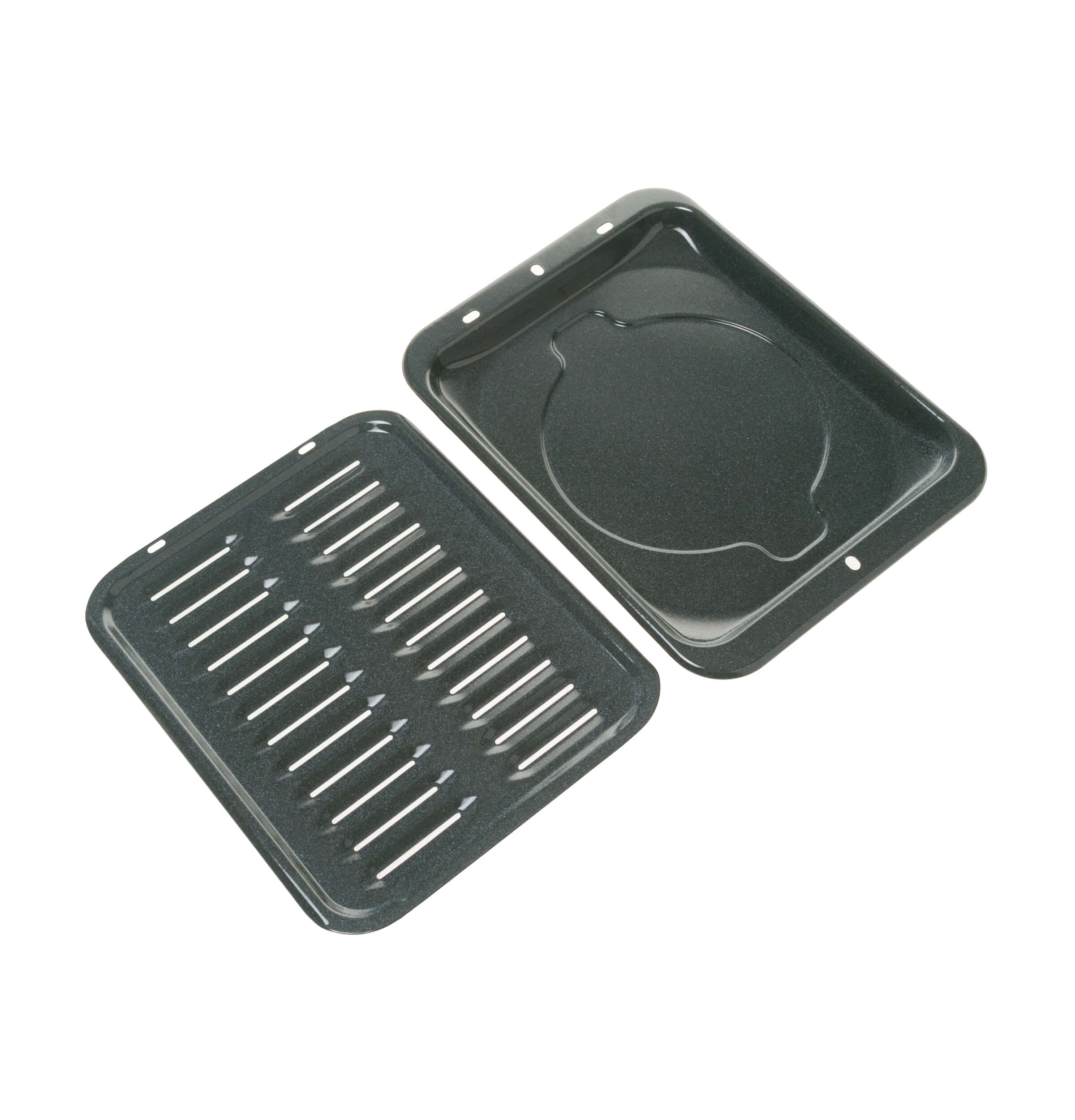 GE JB645DKWW Gas Range Oven Broiler Pan Set