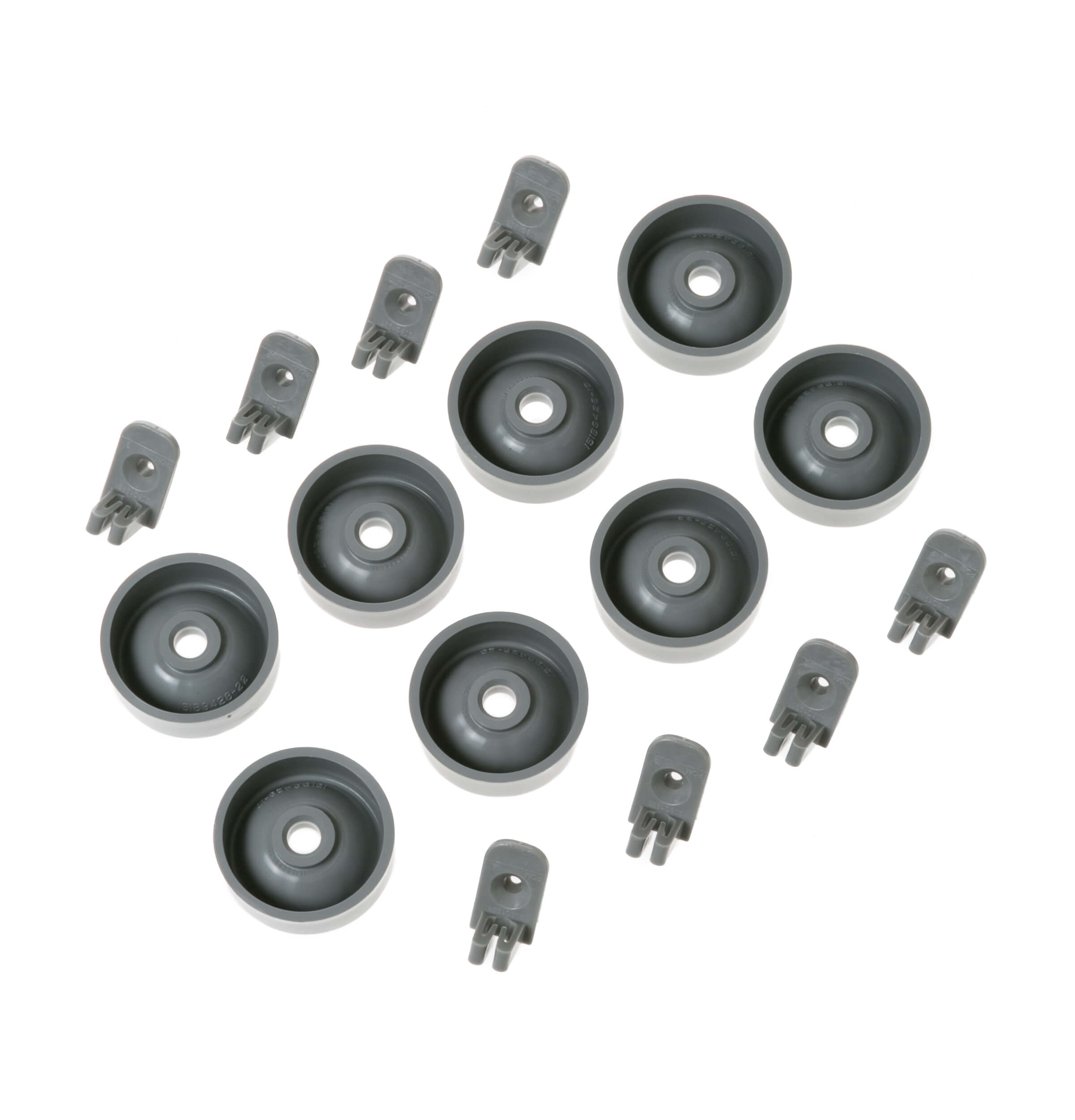 GE PDW8880J03SS Dishwasher Lower Rack Kit - 8 Pack