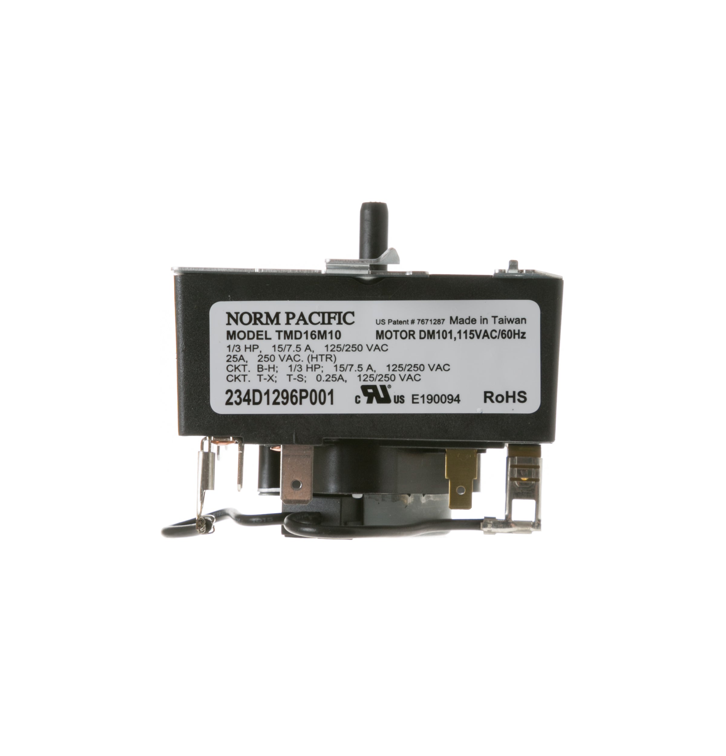GE PTDN600GM0WT Dryer Timer Unit Element