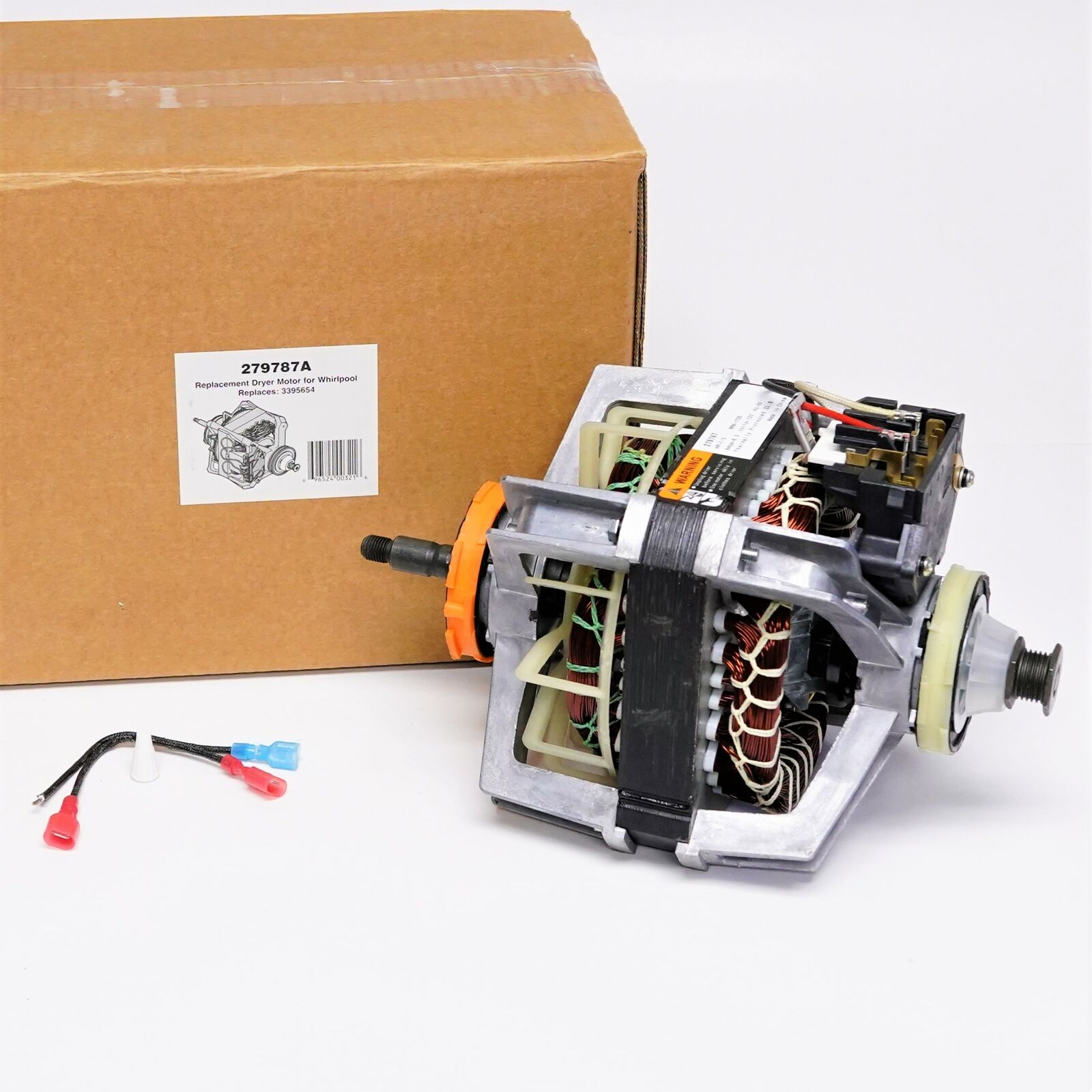 Dryer Motor with Threaded Shaft for Whirlpool YGEW...... Series Spare Part