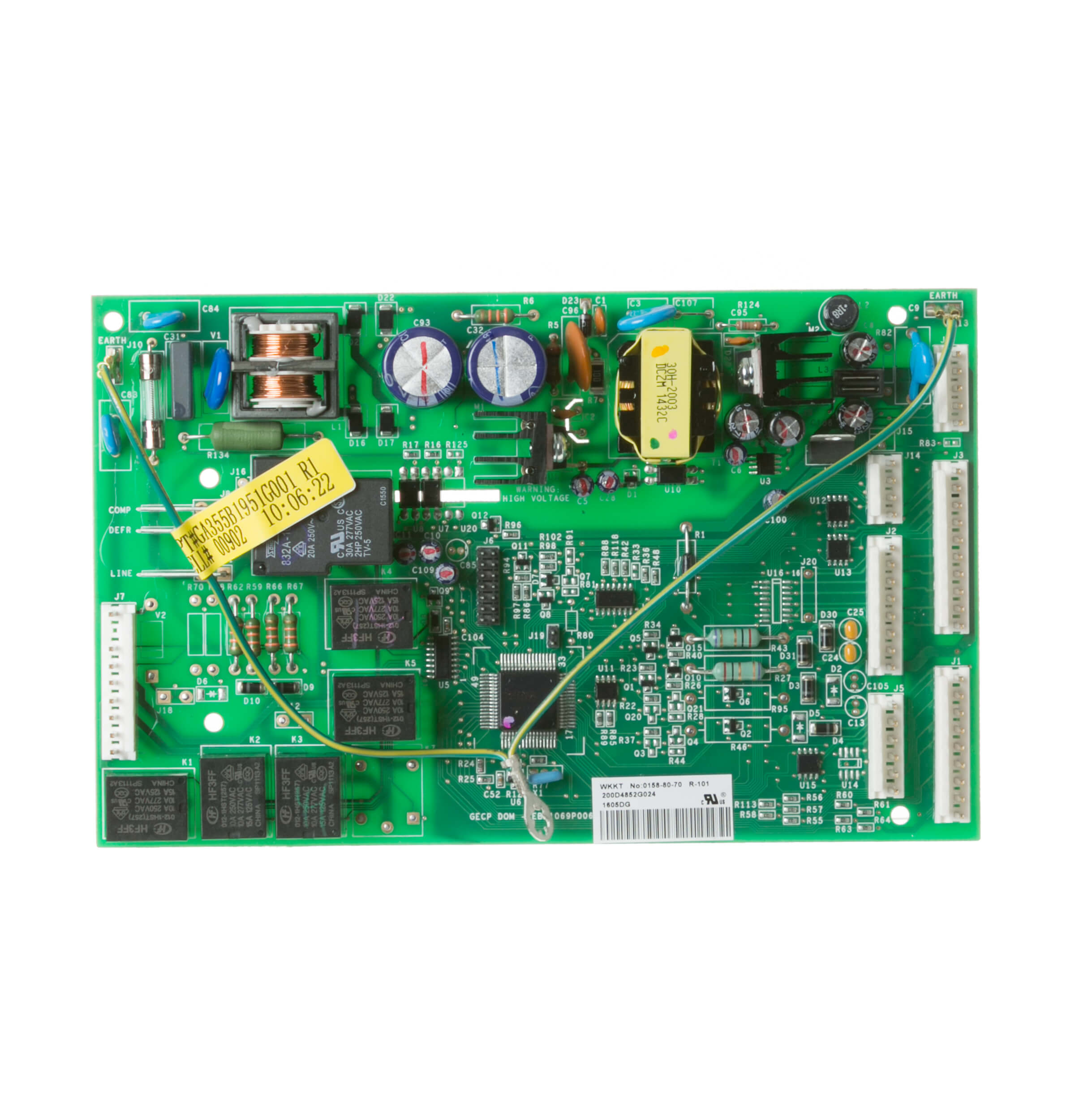 GE PSCF3RGXCFBB Refrigerator Electronic Control Board