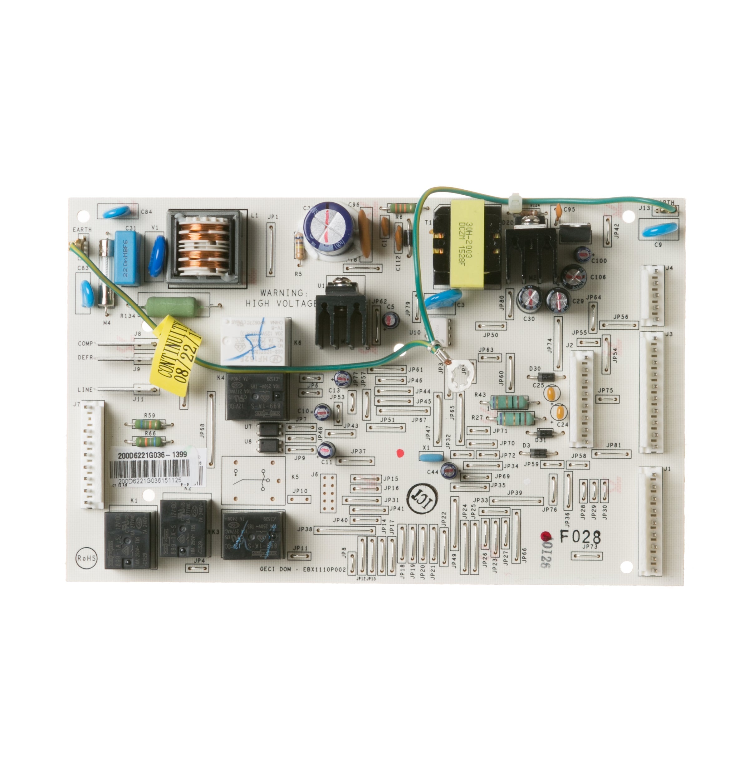 GE GSHF3KGZBCBB Refrigerator Electronic Control Board