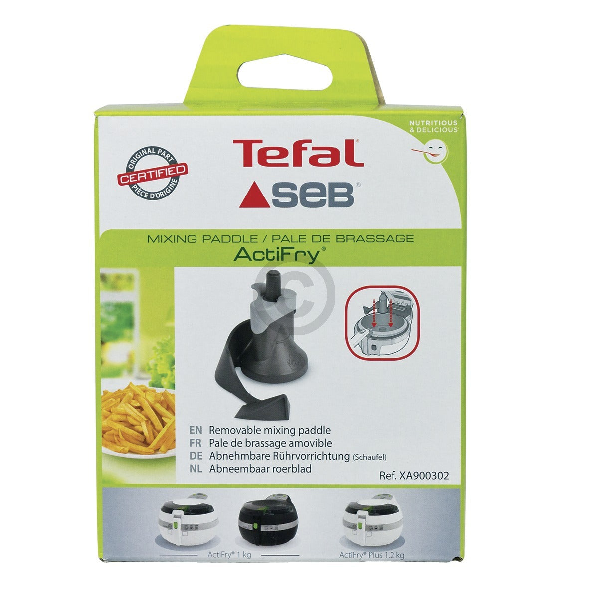 Mixing Blade Paddle Stirring Arm & Seal of Tefal Fritteuse FZ70102712B ActiFry
