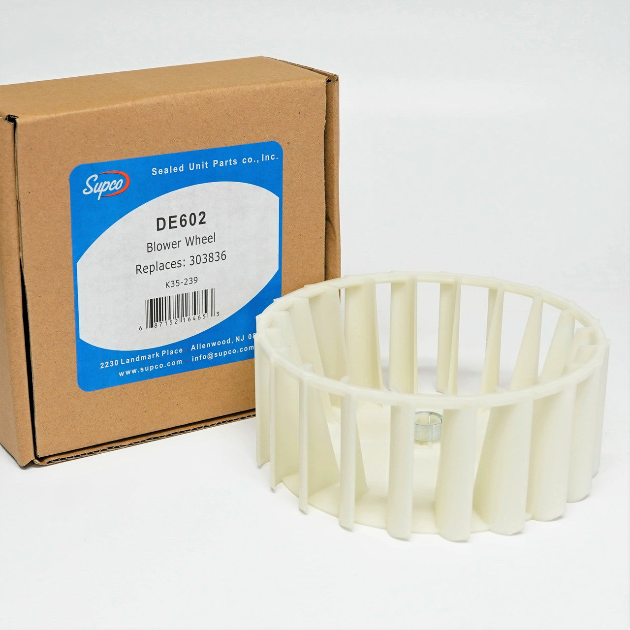 Dryer Blower Wheel with Clamp for Maytag DG22C... Series Replacement Part