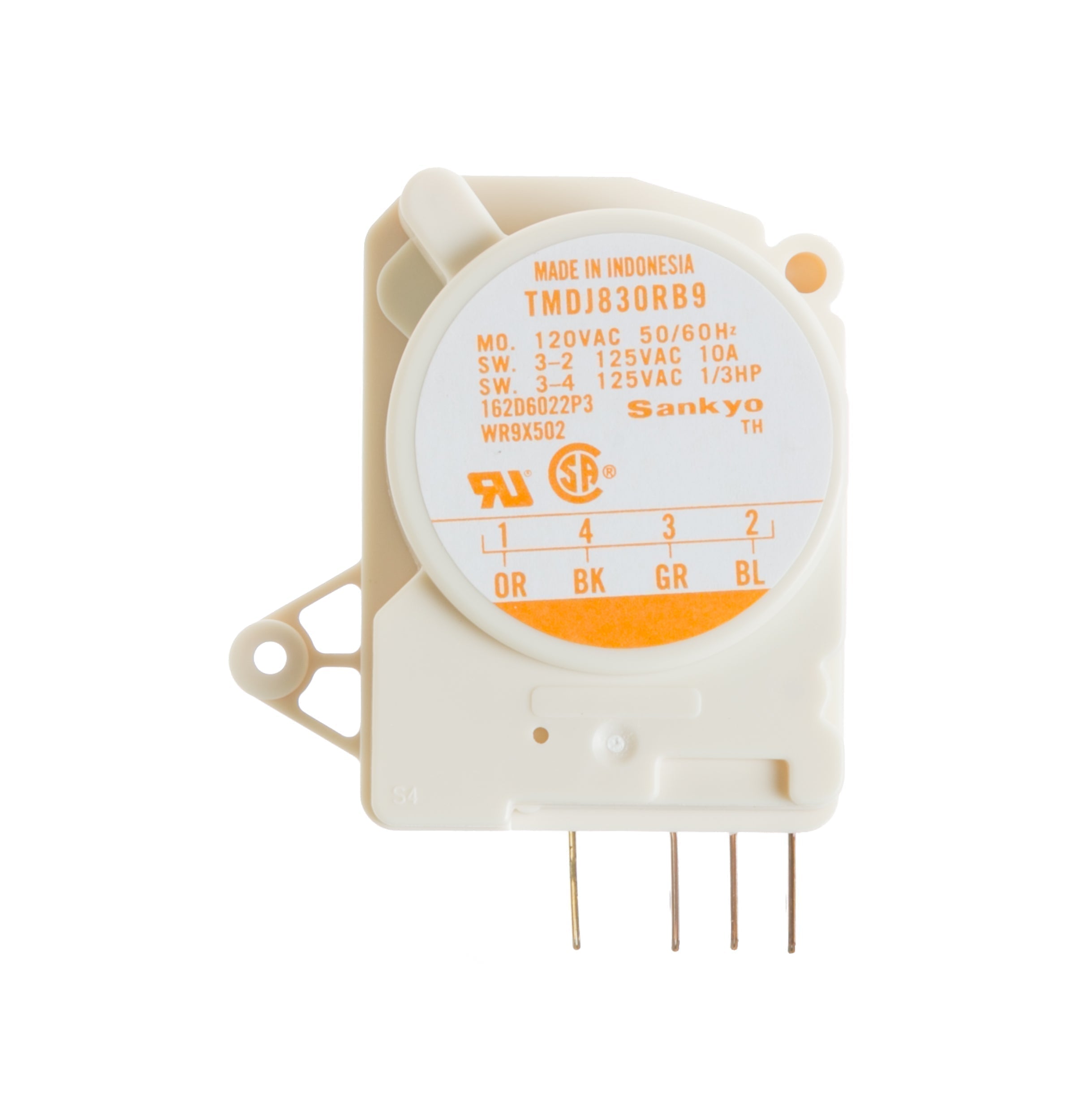 GE TBX14SYBBLWW Refrigerator Freezer Defrost Timer